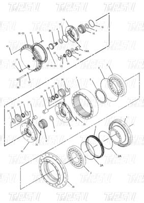 191-2682 E325C Excavator Travel Drive Catalog Assemblies Sắt đen Động cơ thủy lực có thể nâng cấp