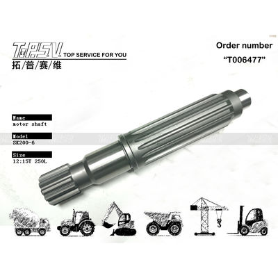 YN15V00017S009 SK200-6 Máy khoan Đi bộ Động cơ trục cho máy khoan xử lý nhiệt và lắp đặt lưới bánh răng