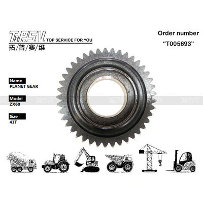 0397813 Mức độ tiếng ồn thấp Thép ZX60 Excavator Travel 1 Stage Planetary Gear Box cho các ứng dụng công nghiệp hạng nặng