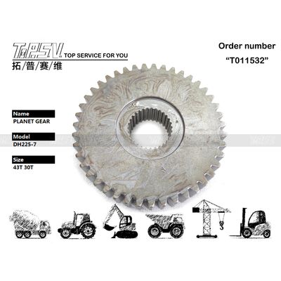 Thép DH220-5 Excavator Travel Planetary Gear Box Reducer cho truyền điện công nghiệp