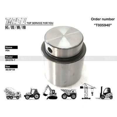 K9002264 Vật liệu thép R290-3 Chốt bánh răng di chuyển 2 tầng cho máy đào cho máy móc hạng nặng