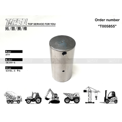 Độ bền cao SK200-6 Excavator Travel 2 Stage Gear Pin Cho các cửa hàng sửa chữa máy móc