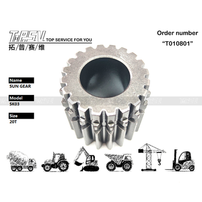 SK03 Excavator Swing 2 Stgae Sun Gear với độ bền cao Xem hình ảnh