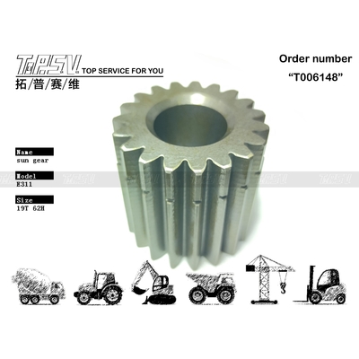 6I-6518 Chi tiết cao E311 Excavator Travel 2 Stage Sun Gear Dễ cài đặt