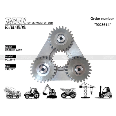 Khai thác năng lượng Máy đào PC120-6 hạng nặng, Xoay 1 giai đoạn, Cụm giá đỡ Xem hình ảnh để có hiệu suất tối ưu