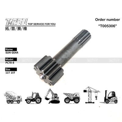 Máy khai thác Mặt trời Gear cho PC70-8 Đen Planetary Reducer