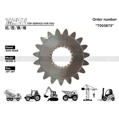 YN32W01007P1 Chi tiết cao SK200-5 Excavator Swing 1 Stage Sun Gear cho máy đào hạng nặng