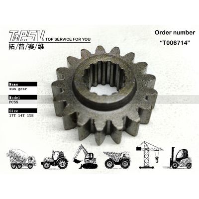 Dễ cài đặt PC55 Excavator Travel Sun Gear Có sẵn Dễ cài đặt Quốc gia xuất xứ