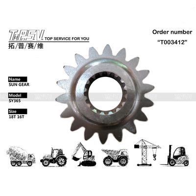 Lắp đặt dễ dàng Bánh răng mặt trời 1 giai đoạn của Máy đào CLG936 màu đen Hệ thống truyền động máy đào trong màu đen