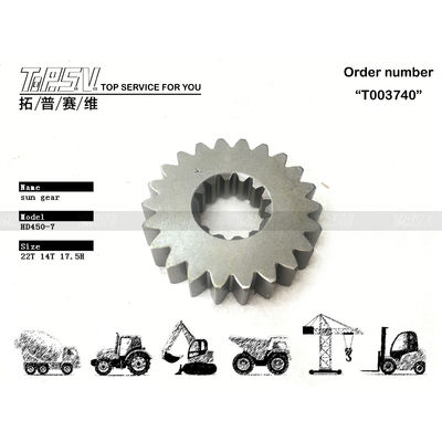 Bánh răng mặt trời giảm tốc hành tinh 1 giai đoạn cho máy đào HD450-7, dễ lắp đặt, độ bền cao