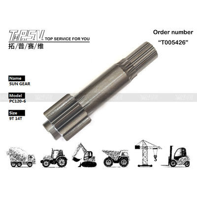 Túi đã xử lý Màu đen PC120-6 Bộ phận bánh răng mặt trời giai đoạn 1 cho vận chuyển đóng gói