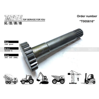 Bánh răng mặt trời 1 tầng di chuyển máy đào EX300-5 màu đen với độ bền cao và màu sắc