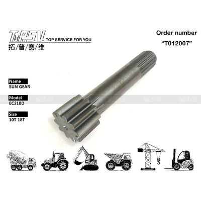 Độ chính xác cao EC210DL Excavator Travel 1 Stage Sun Gear tương thích với các mô hình khác nhau