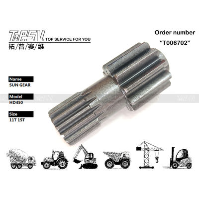 Bánh răng mặt trời di chuyển máy đào HD450 cho nhiều mẫu máy đào khác nhau, tương thích với bảo dưỡng dầu bánh răng trong hệ thống truyền động máy đào