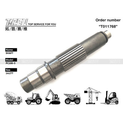 Độ chính xác cao PC100-5 Excavator Travel Motor Shaft cho Excavator màu đen từ Động cơ thủy lực