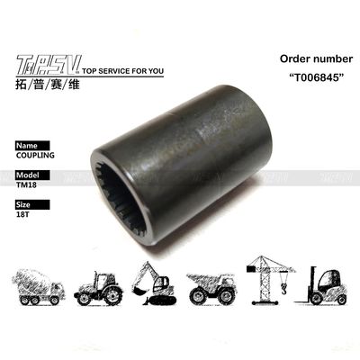 XKAY-01767 High Resistance Other TM18 Excavator Travel Reducer Motor Coupling for Black Color and Wear And Tear Resistance in Excavator Machinery