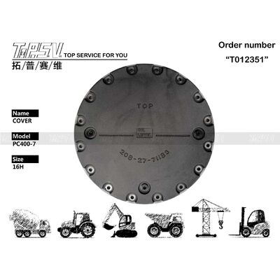 208-27-71183 Kích thước đóng gói Tùy thuộc vào loại đóng gói PC400-7 Excavator Travel Drive Cover Chi tiết kỹ thuật chính xác Cải thiện hiệu suất của máy đào