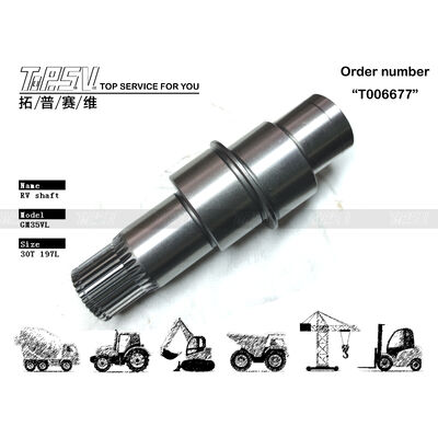 131134A GM35VL Excavator Travel RV Shaft Parts For Travel Drive Excavator Spare Parts
