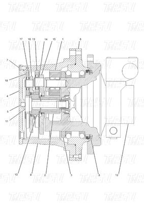 Danh mục 128-1827 thép CATERPILLER Excavator cuối cùng động cơ E312A