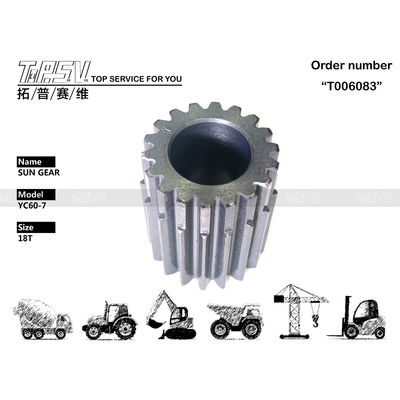 SK55 Excavator Travel 2Stage Custom Final Drive Gears cho việc lắp đặt máy dễ dàng