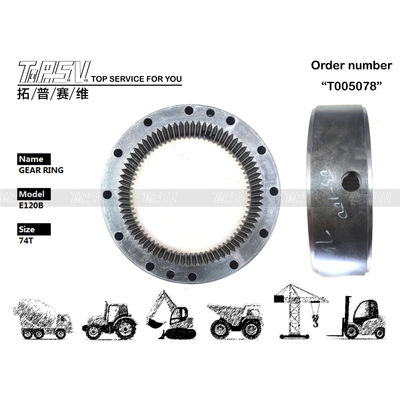 74T Các bộ phận phụ tùng máy đào E120B Vòng bánh swing 093-7000 Vật liệu thép
