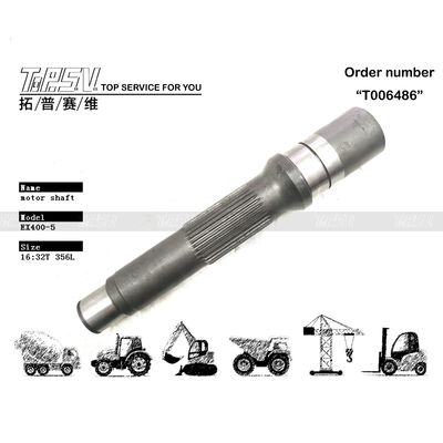 EX400-5 Excavator Travel Hydraulic Motor Shaft 0352203 Với xử lý nhiệt