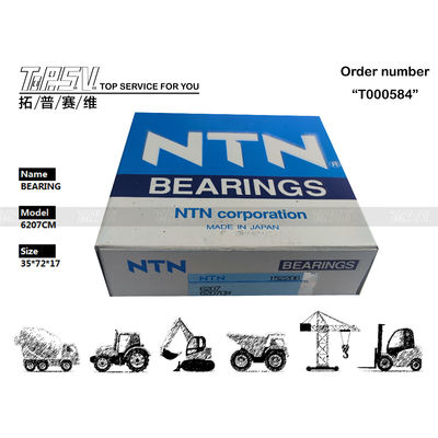 BB6207 6207CM Máy đào Đường đệm quả cầu rãnh sâu để sửa chữa máy móc