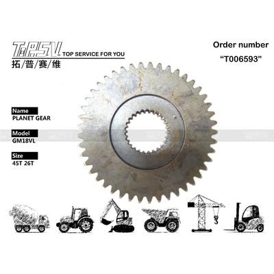 Black Steel Construction SH120 Excavator Travel Planetary Gear cho động cơ thủy lực