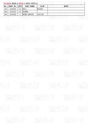 9118328 EX60-3 Máy đào Swing Drive Catalog Motor Parts with Planetary Gear Reducer