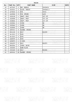 9065934 9080068 9096481 Máy đào Động cơ di chuyển Danh mục Động cơ di chuyển thủy lực EX100