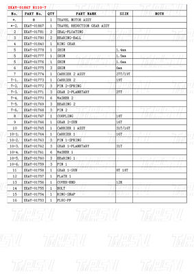 Khả năng tùy biến XKAY-01867 R110-7 Excavator Travel Drive