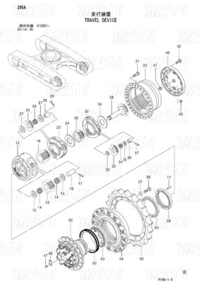 Màu sắc tùy chỉnh Excavator Travel Drive Catalog Motors