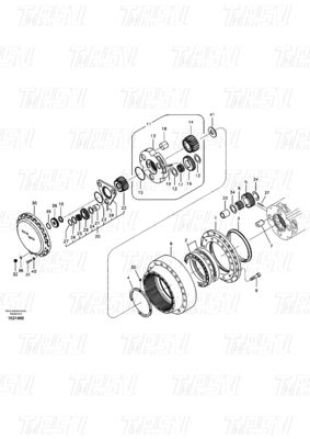 Màu đen VOE14551150 EC290B Excavator Travel Motor Drive Catalog với cài đặt nút