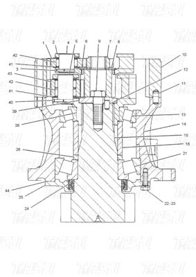 Bolt On Hydraulic Excavator Swing Drive Catalog cho quay trơn tru
