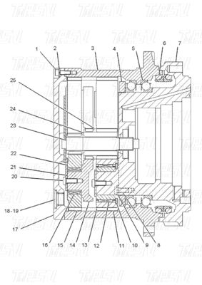 Custom Bolt On Hydraulic Swing Motor Travel Motor Drive Catalog For Excavator Travel Systems (Điều chỉnh đệm trên động cơ lắc thủy lực)