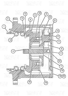 Bolt tùy chỉnh trên máy đào Động cơ thủy lực Danh mục với máy giảm hành tinh