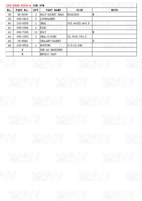 102-6500 E315-A Excavator Travel Drive Catalog Bolt-on In Stock Màu nhà máy màu đen