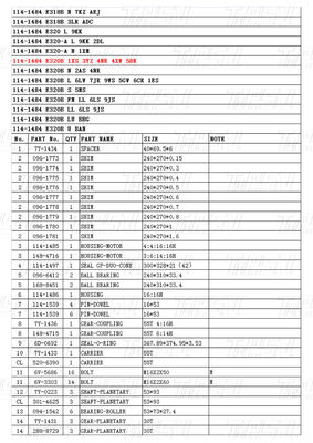 Thép kinh tế 114-1484 E320B Excavator Travel Drive Catalog Motor Drive Cho năng lượng / mỏ