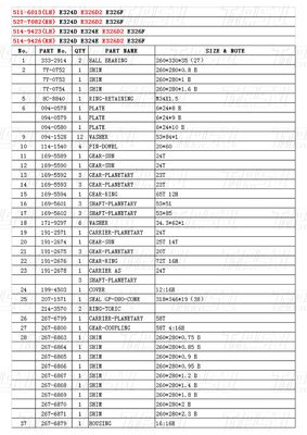 Bolt On Planetary 511-6013 527-7082 514-9423 514-9426 326D Excavator Travel Drive For Energy Mining Máy chế công nghiệp