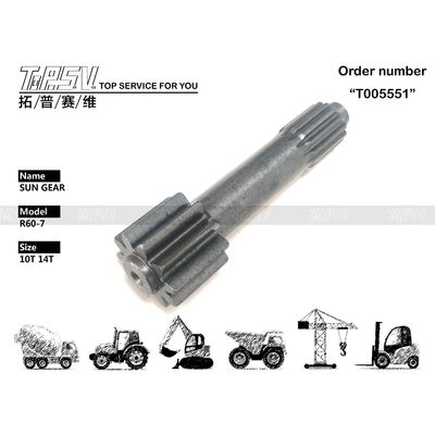 XKAY-00404 Màu Đen R60-7 Excavator Travel 1 Stage Sun Gear Hydraulic Motor Drive Khả năng tương thích với nhiều loại Excavator