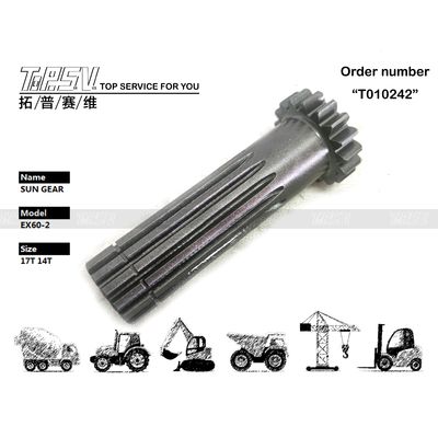 2031498 Thiết lập đơn giản EX60-2 Excavator Travel 1 Stage Sun Gear For Energy Mining Excavator Transmission System