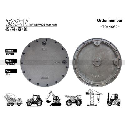 YN53D00008S001 Động cơ thủy lực SK200-7 Excavator Final Drive Cover Gear Box cho truyền tải điện tối ưu