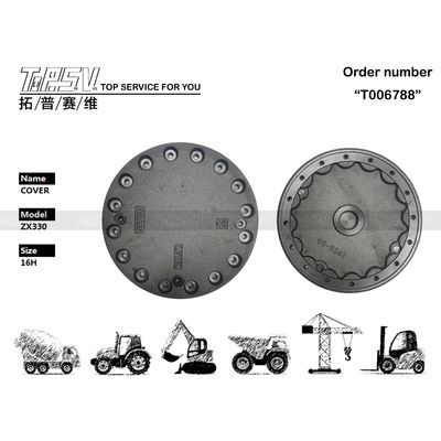 2045031 Thẻ bán ZX330 Excavator Travel Drive Gear Cover Box Với màu đen Và bao bì vận chuyển