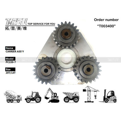 Máy giảm hành tinh và động cơ dẫn động thủy lực PC220-7 Excavator 1 giai đoạn mang ASSY cho hiệu suất trơn tru