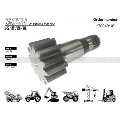 Energy Mining 2023206 EX60-1 Excavator Swing Pinion Drive Parts in Black Color for Performance (Các bộ phận lái xe lắc máy đào năng lượng 2023206 EX60-1)