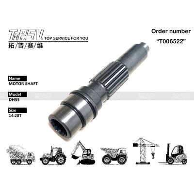 Thép TM07VA Excavator Travel Motor Shaft Độ chính xác cao và dầu bánh răng để bảo trì dễ dàng