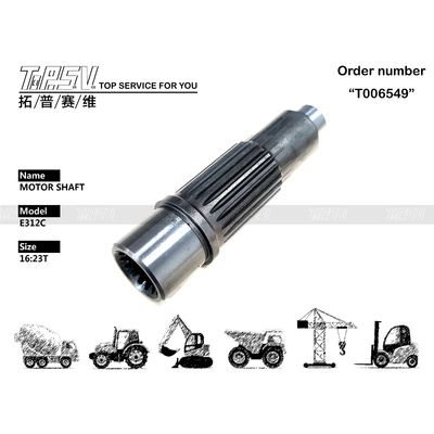 XJDG-00029 194-8280 Chi tiết cao E312C Excavator Travel Motor Shaft cho hệ thống truyền tải Excavator