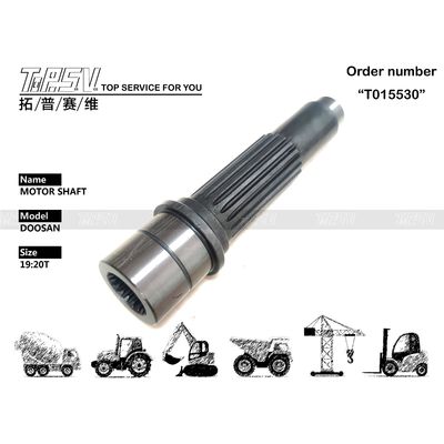 Độ chính xác cao DOOSAN Excavator Travel Motor Shaft cho hệ thống thủy lực mượt mà trong bao bì túi giao dịch