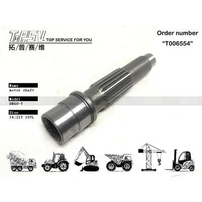 XKAY-00565 Đen R60-7 khác Excavator Travel Motor Shaft View Image cho độ bền cao trong công việc nặng