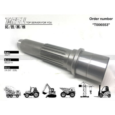 K9007415 Tùy thuộc vào loại đóng gói DX225 Excavator Travel Motor Shaft cho độ bền lâu dài